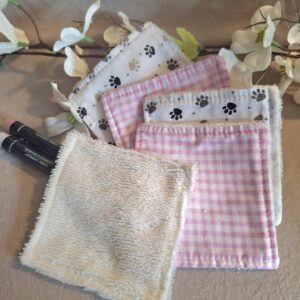 Lingettes démaquillantes, lot de 5