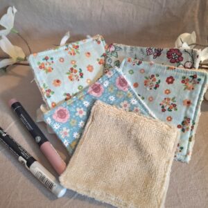 Lingettes démaquillantes, lot de 5