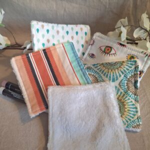 Lingettes démaquillantes, lot de 5