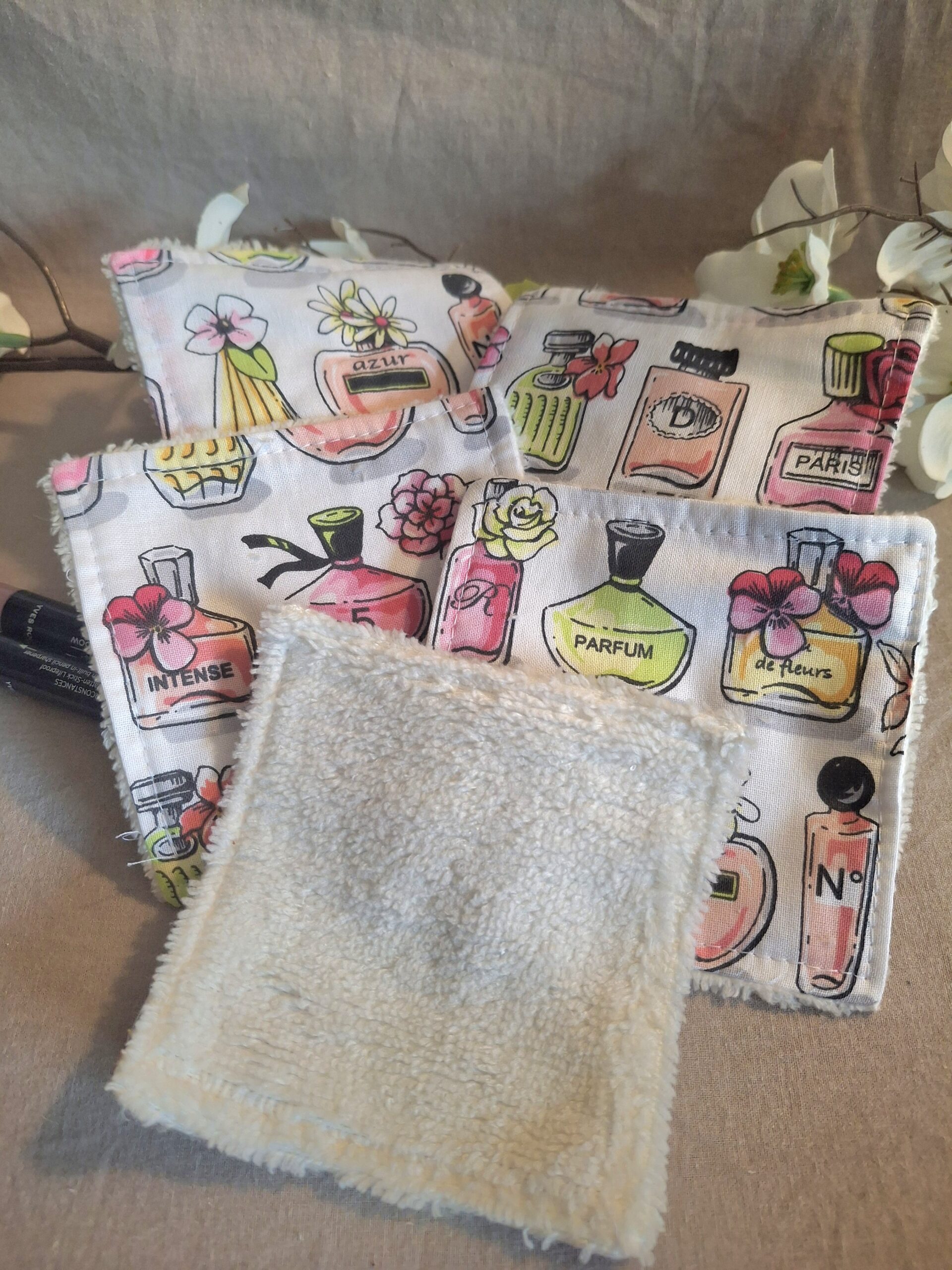 Lingettes démaquillantes, lot de 5