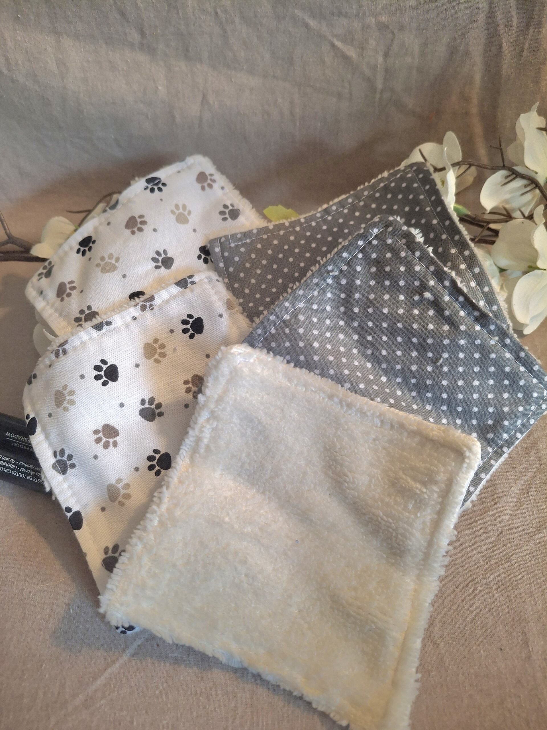 Lingettes démaquillantes, lot de 5
