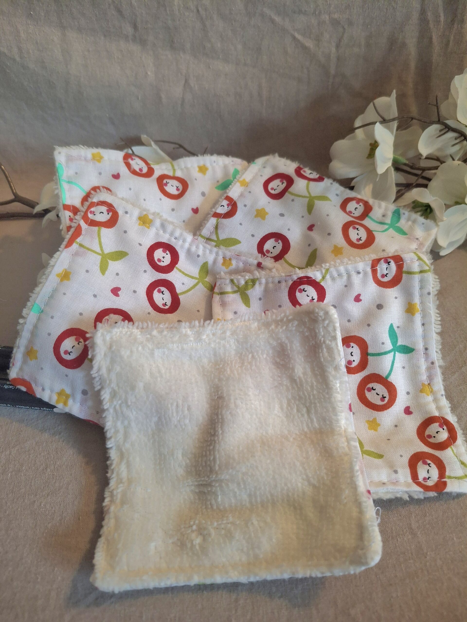 Lingettes démaquillantes, lot de 5