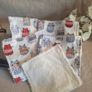 Lingettes démaquillantes, lot de 5